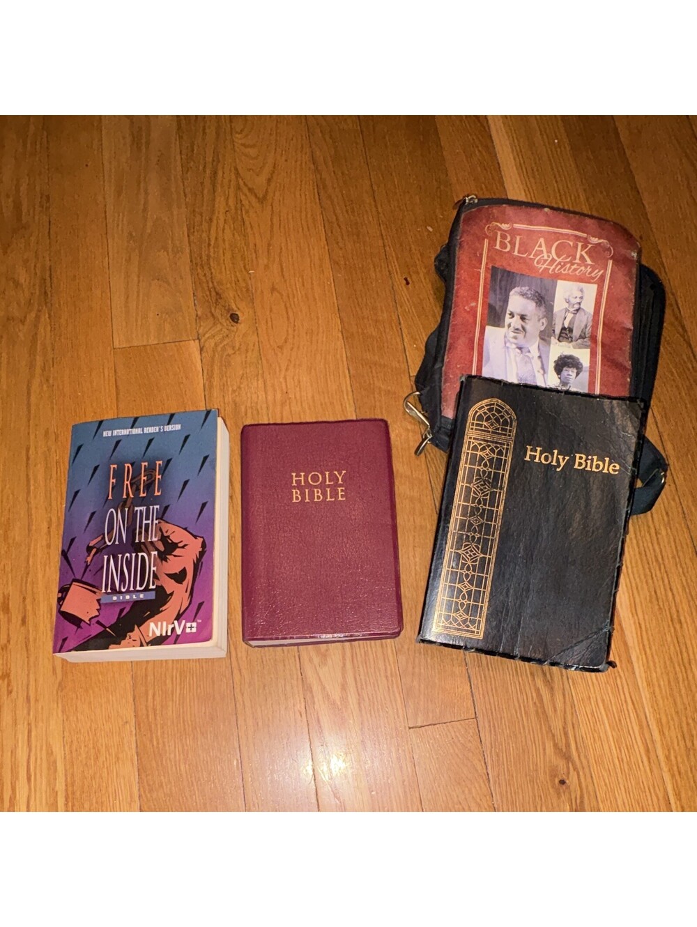 Bundle of 3 Holy Bible KJV King James Version Giant Print Hardcover Inscribed